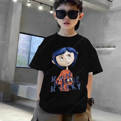 Fantasy Vibes Koralina Kids Drop Shoulder Oversized T-Shirt