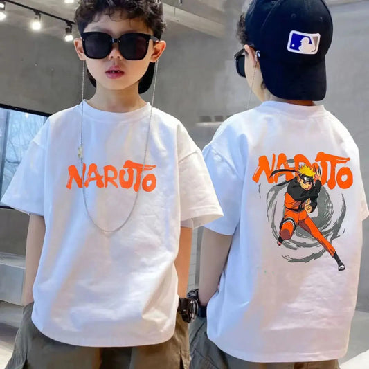 Anime Energy Naruto Kids Drop Shoulder Oversized Tee