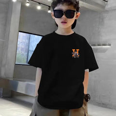 Western Multicolor T-Shirt – Kids Oversized Unique Print Tee