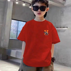 Western Multicolor T-Shirt – Kids Oversized Unique Print Tee