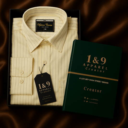 The Crown Fit Shirt – Woven from Exclusive Italian Giza Cotton for Elite Style