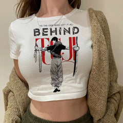 Trendy Sports Crop Top – Active wear, Gym Wear & Stylish Fitness Outfit