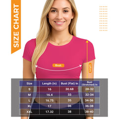 Fashionable Short Sleeve Crop Top – Lightweight Summer Wear for Girls & Ladies