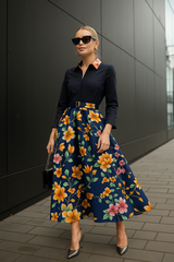 Wrap-Style Luxury Skirt – Adjustable Fit, Modern Look