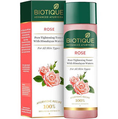 Biotique Bio Rose Pore Tightening Toner With Himalayan Water, 120ml