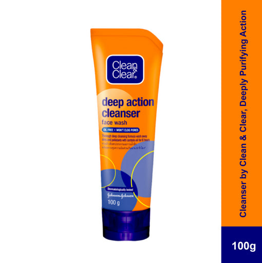 Clean & Clear Deeply Purifying Action Cleanser-100g