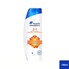 Head & Shoulders 2 in 1 Anti-dandruff & Anti-Hairfall Shampoo Plus Conditioner (180 ml)