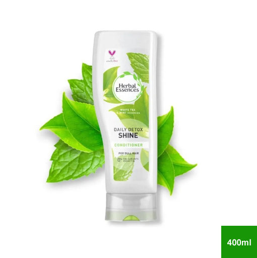 Herbal Essences Daily Detox Shine Hair Conditioner With White Tea & Mint Essences (400 ml)