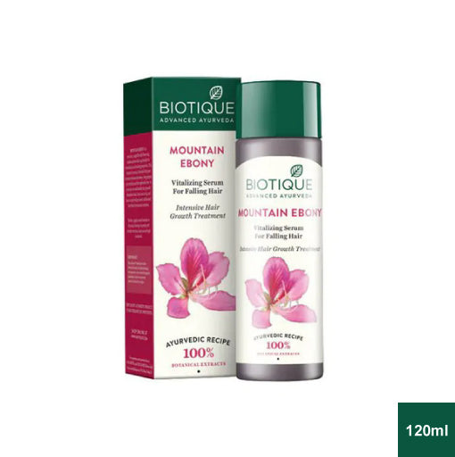 Biotique Bio Mountain Ebony Vitalizing Growth Treatment Serum For Falling Hair (120 ml)