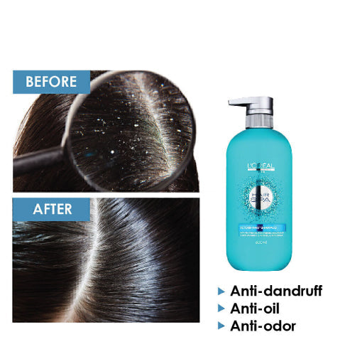 L'oreal Tea Tree Oil Detoxifying Hair Spa Shampoo (600 ml)