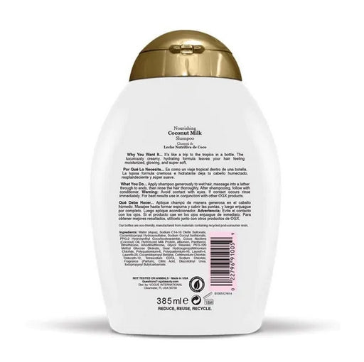 OGX Nourishing Coconut Milk Shampoo (385 ml)