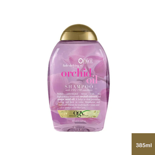 OGX Fade Defying Orchid Extract & Grape Seed Oil Hair Shampoo (385 ml)