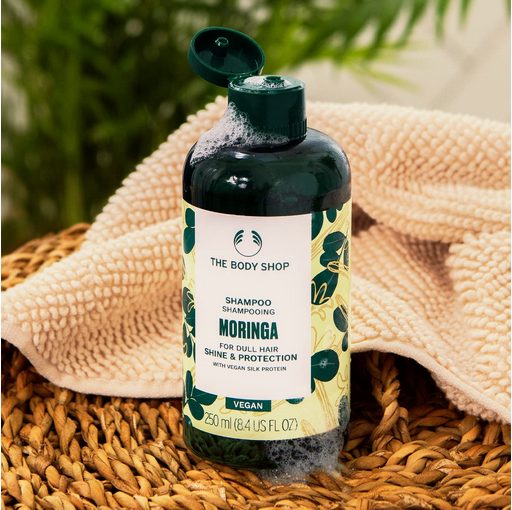 The Body Shop Moringa Shine & Protection Vegan Hair Shampoo (250 ml)