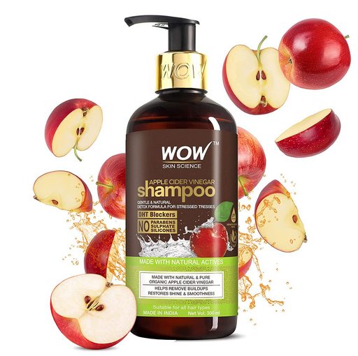 WOW Skin Science Natural Apple Cider Vinegar  Hair Shampoo (300 ml)