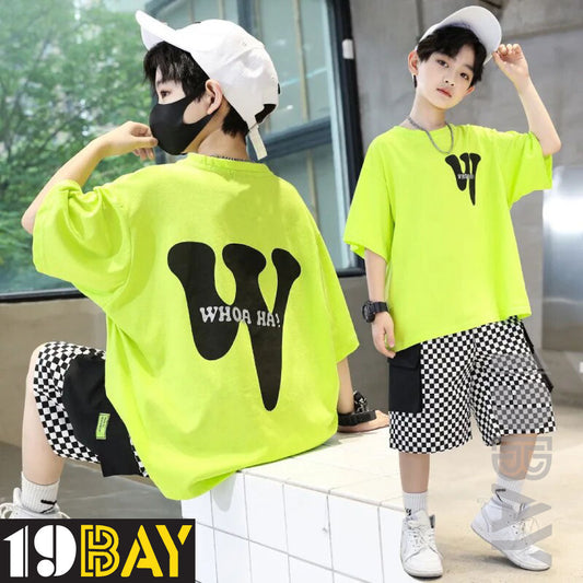 Chartreuse Charisma Oversized Tees with Vibrant Allure