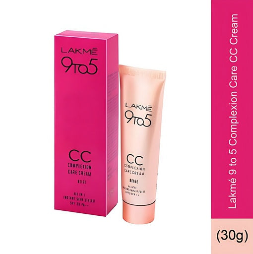 Lakmé 9 to 5 Complexion Care CC Cream, Suitable For Daily Use & Work Hours- 30g