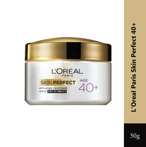 LOREAL Paris Skin Perfect 40+, Anti-Aging & Brightening Day Cream with SPF 21 PA+++. 50g