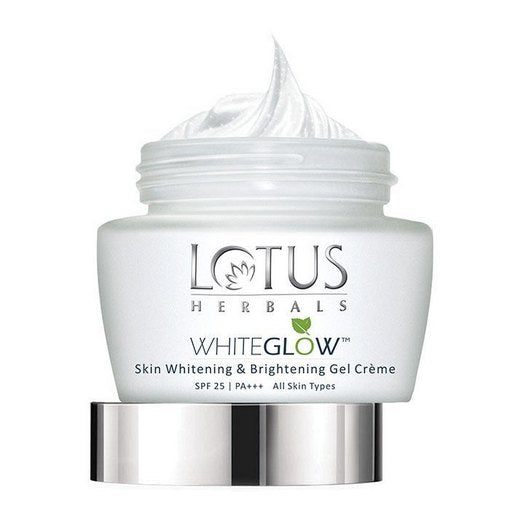 Lotus Herbals WhiteGlow Gel Cream, Skin-Whitening Powerhouse With SPF-25 Protection-40g