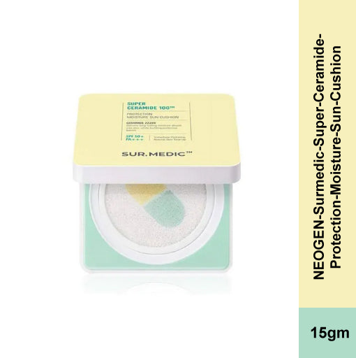 NEOGEN Surmedic Super Ceramide Protection Moisture Sun Cushion With SPF50+ PA++++ (15 gm)