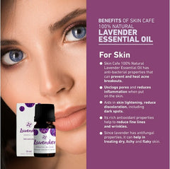 Skin Cafe Lavender Natural Essential Oil  (10 ml)