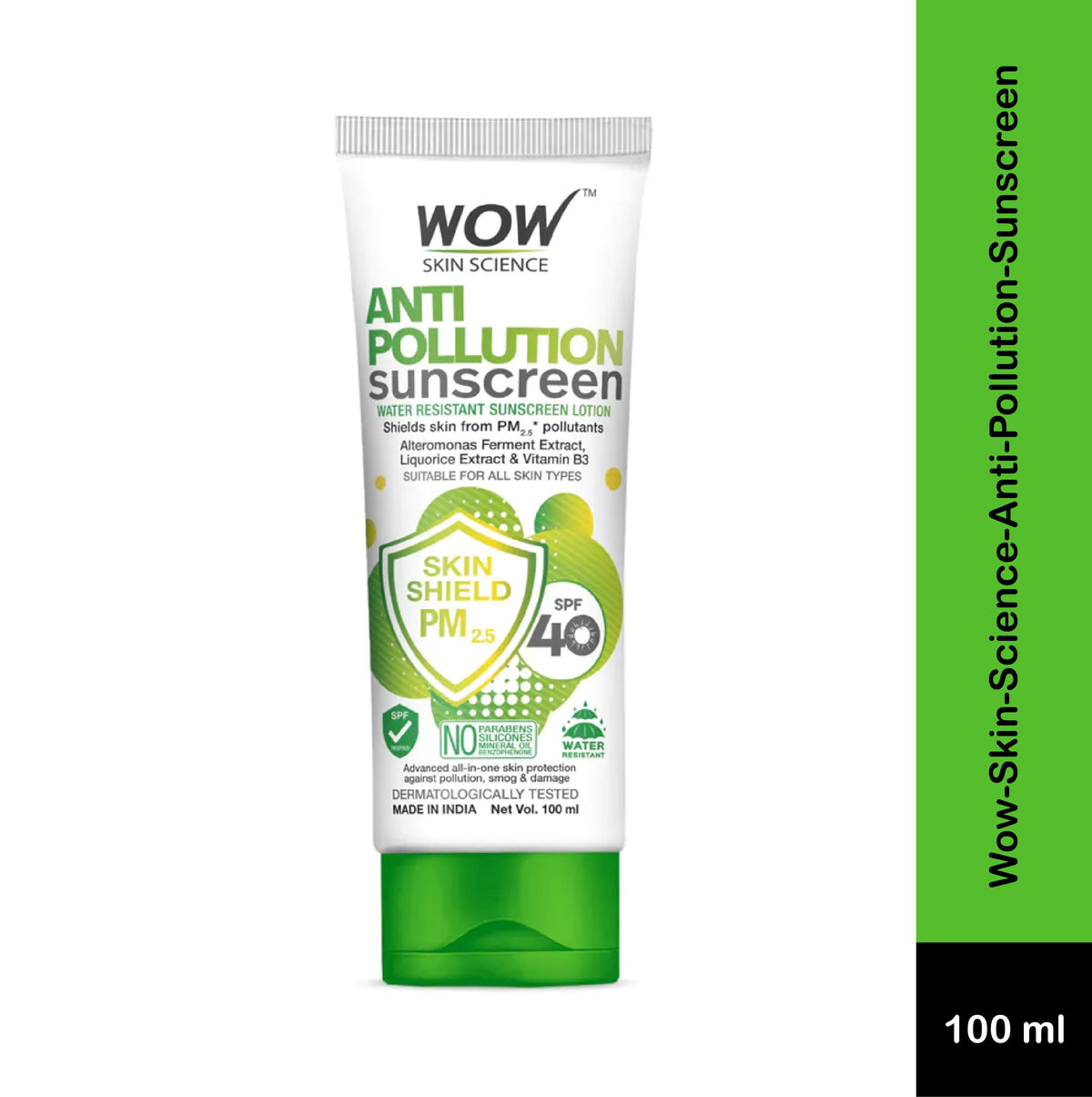 Wow Skin Science Anti Pollution Water Resistant Sunscreen (100 ml)