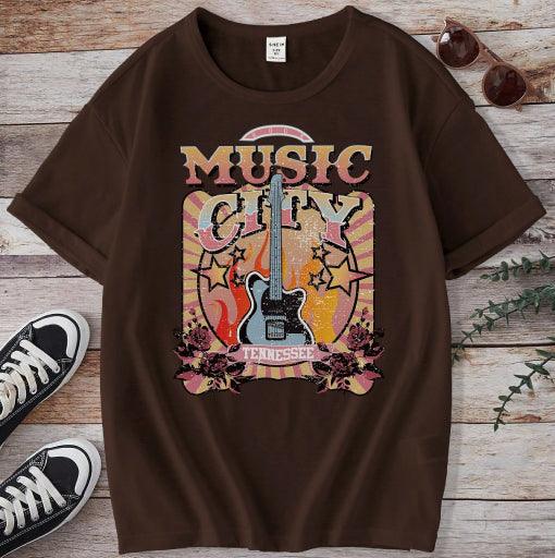 Earthy Coffee Tones Women's Baggy Tee - 19bay