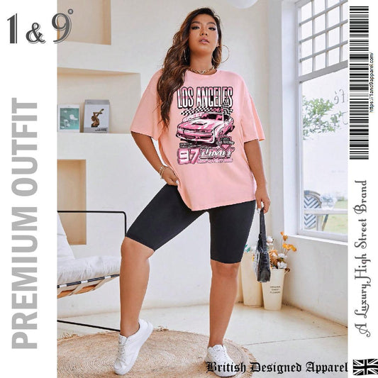 Light Pink Dream Oversized Tee - 19bay