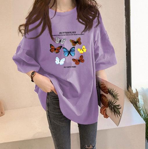 Minimalist Lavender Oversized Top - 19bay