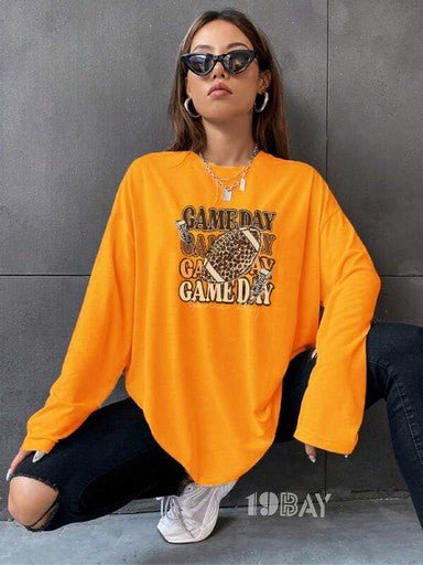 Mustard Yellow Relaxed Longsleeve Tee - 19bay