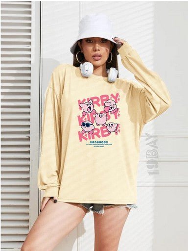 Oat Buggy Oversized Fullsleeve Tee - 19bay