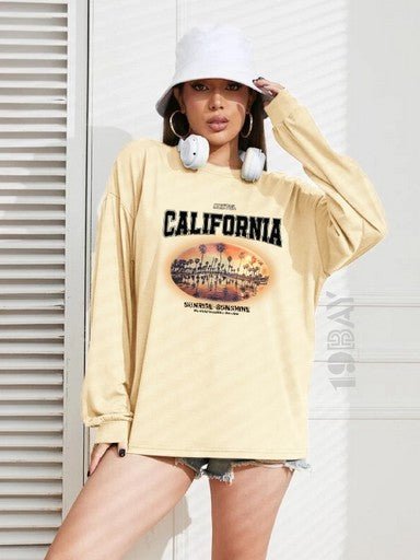 Oat Relaxed Fit Longsleeve Fashion Tee - 19bay