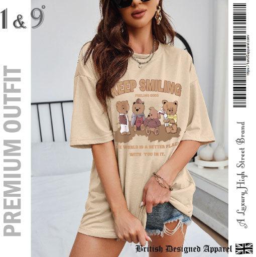 Oatmeal Relaxed Fit Tee - 19bay