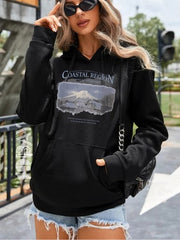 Black Mountain Oversize Women's Hoodie