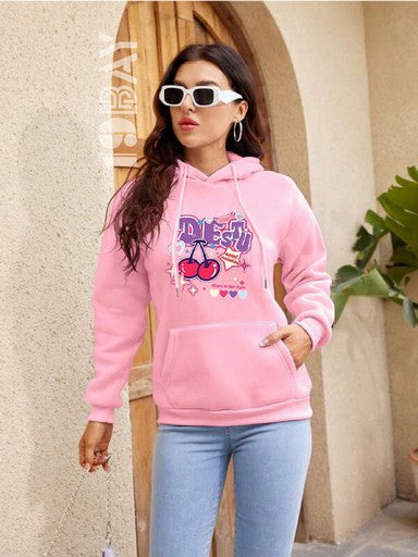 Pink Pearl Oversize Women's Hoodie