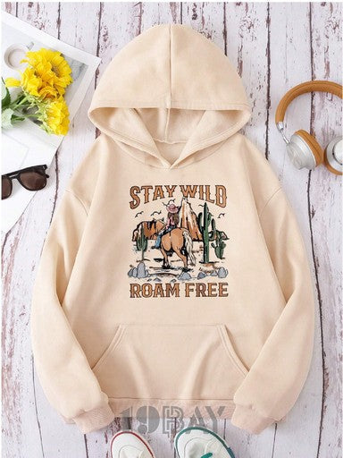 Oat Wild Women's Drop Shoulder Hoodie