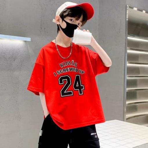 Red Oversized Tee Collection for All - 19bay